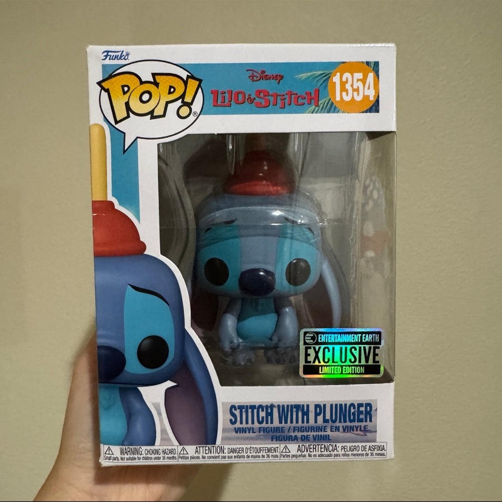 Funko Pop - Stitch with Plunger #1354